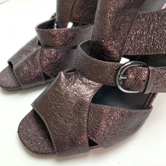 CARESSA GRAYCE Sandals High Heels Leather sz 8 M - Picture 9 of 16